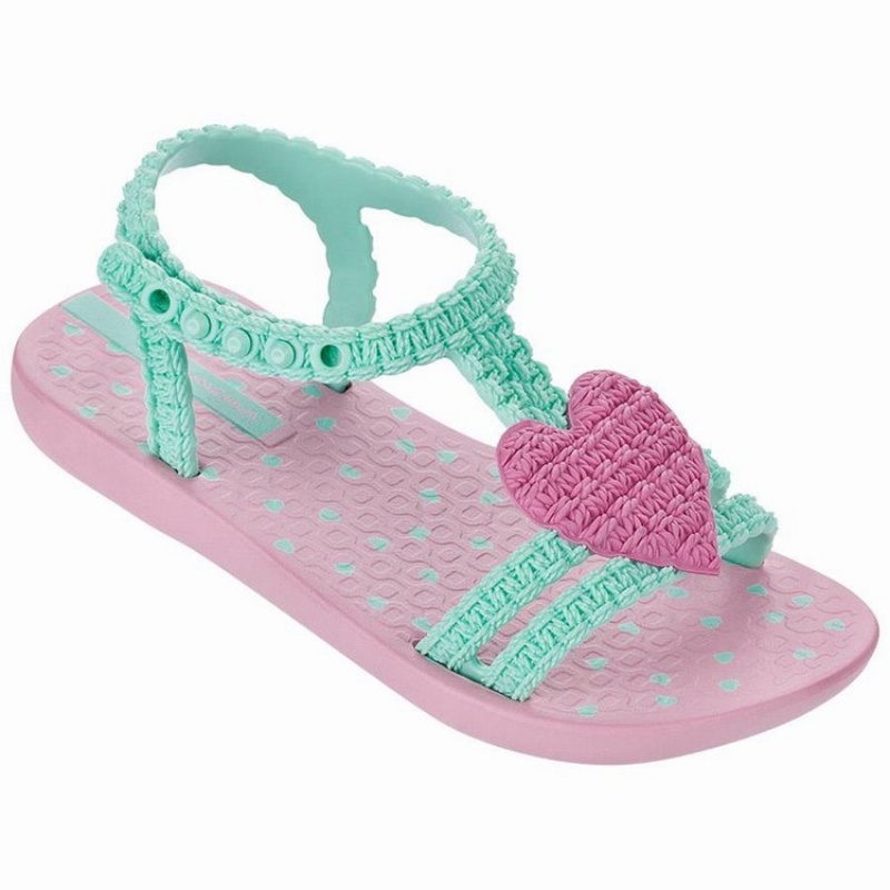 Pink / Green Ipanema My First Baby Sandals | CX8945673