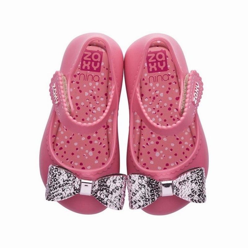 Pink / Silver Ipanema Sparkle Baby Sandals | CM5827961