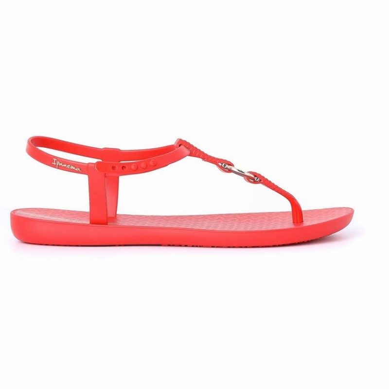 Red Ipanema Link Women's Sandals | VJ8324759