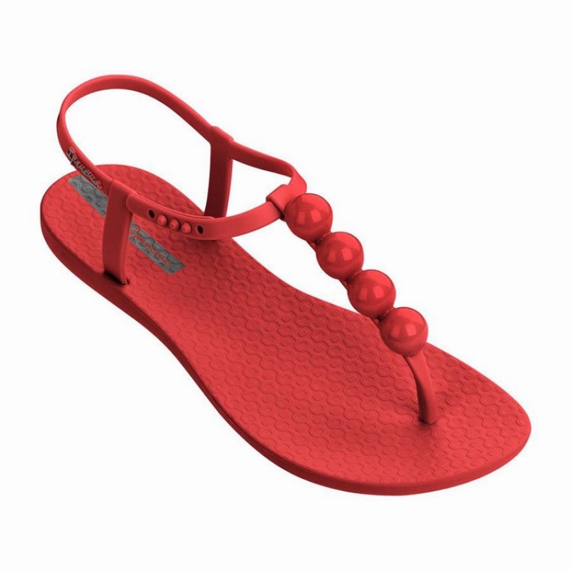 Red Ipanema Pearl Women's Sandals | YU4896102