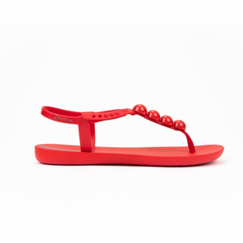 Red Ipanema Pearl Women's Sandals | YU4896102