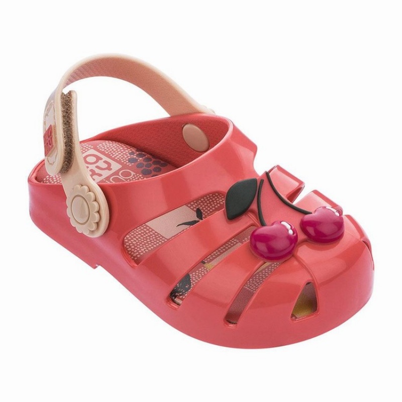 Red / Pink Ipanema Frutinhas Babush Baby Sandals | TA9062837