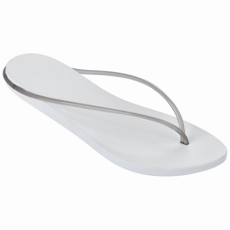 White / Grey Ipanema Philippe Starck Thing M Women\'s Flip Flops | IM5408216