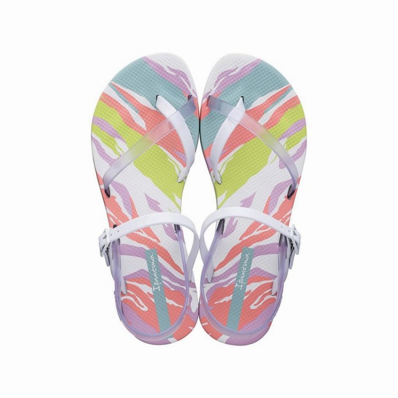 White / Pink Ipanema Fashion IX Women's Sandals | FD3948506