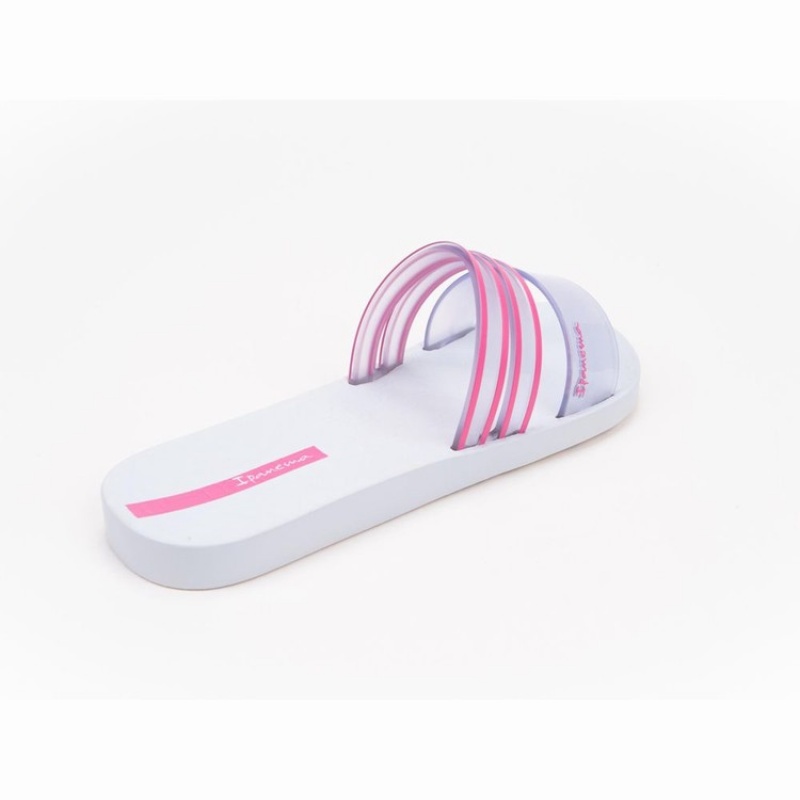 White / Pink Ipanema Ziggy Women's Sandals | MD7806592