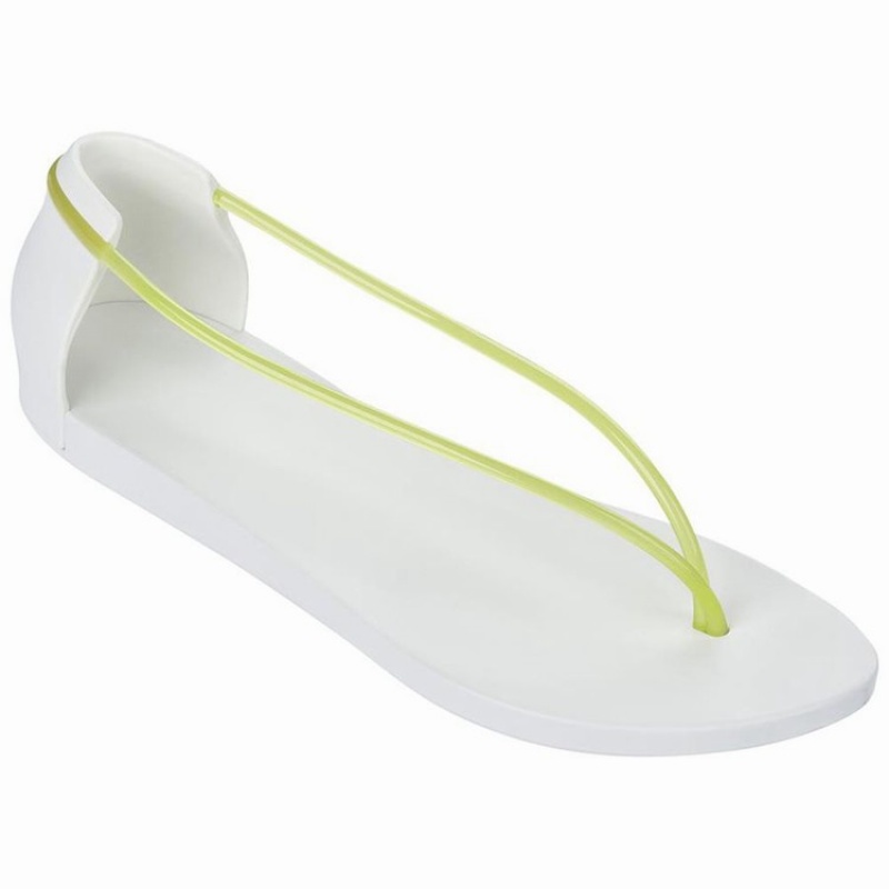 White / Yellow Ipanema Philippe Starck Thing N Women\'s Sandals | SL7460891